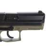 HK P2000 9mm Luger 3.4in Matte Black/Green Pistol - 13+1 Rounds - Green