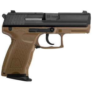 HK P2000 V3 9mm Luger 3.66in FDE Pistol - 10+1 Rounds