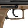 HK P2000 V3 9mm Luger 3.66in FDE Pistol - 10+1 Rounds - Brown