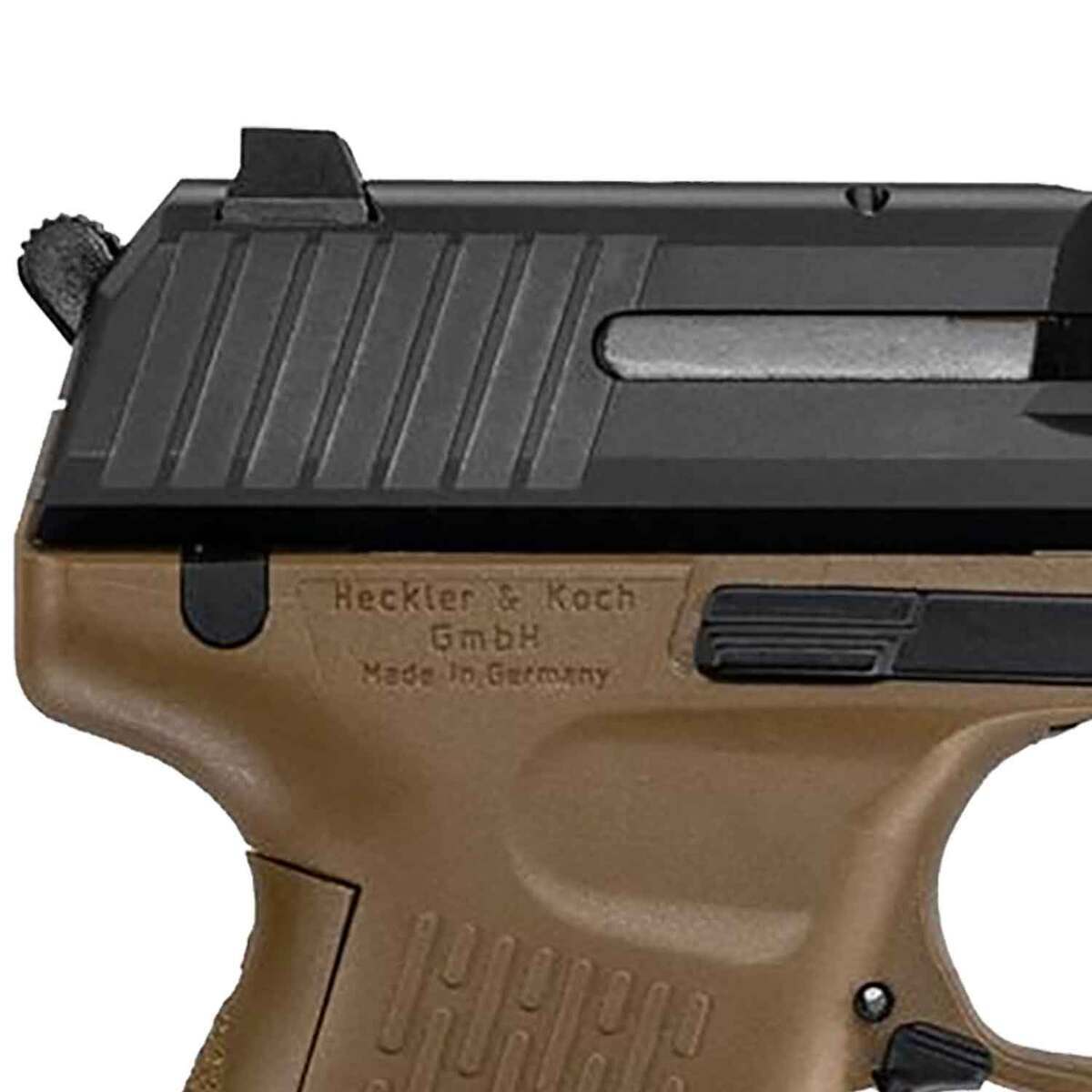 HK P2000 V3 9mm Luger 3.66in FDE Pistol - 10+1 Rounds - FDE HK P2000 V3 9mm Luger 3.66in FDE Pistol - 10+1 Rounds - FDE