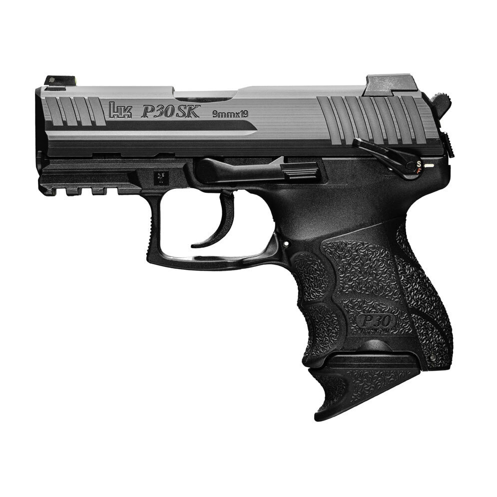 HK P30SK V1 Light LEM 9mm Luger 3.27in Black Pistol - 13+1 Rounds - Black HK P30SK V1 Light LEM 9mm Luger 3.27in Black Pistol - 13+1 Rounds - Black