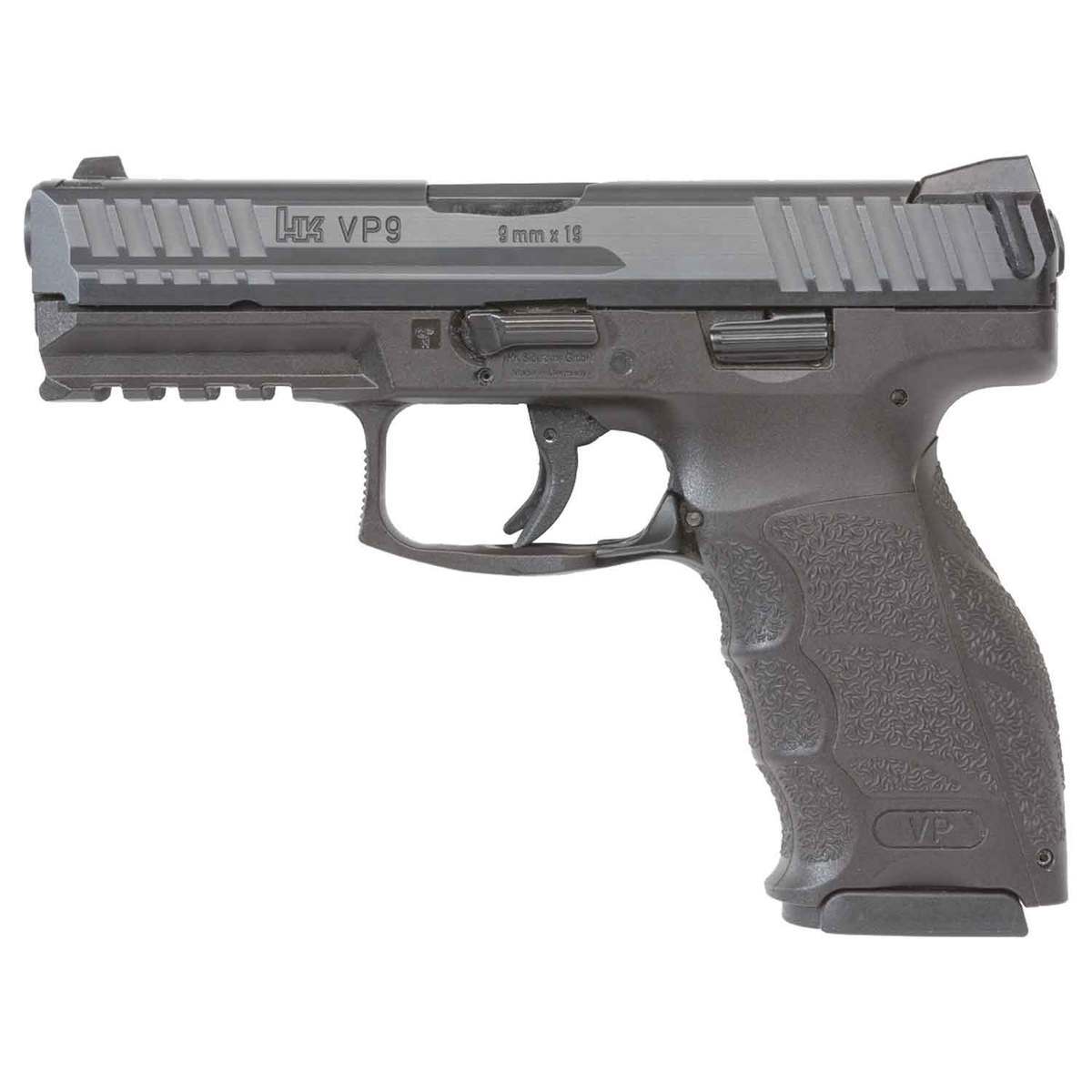 HK VP9 9mm Luger 4.09in Black Pistol - 17+1 Rounds - Black HK VP9 9mm Luger 4.09in Black Pistol - 17+1 Rounds - Black