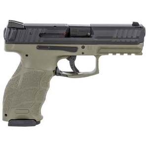 HK VP9 9mm Luger 4.09in Green Pistol - 17+1 Rounds