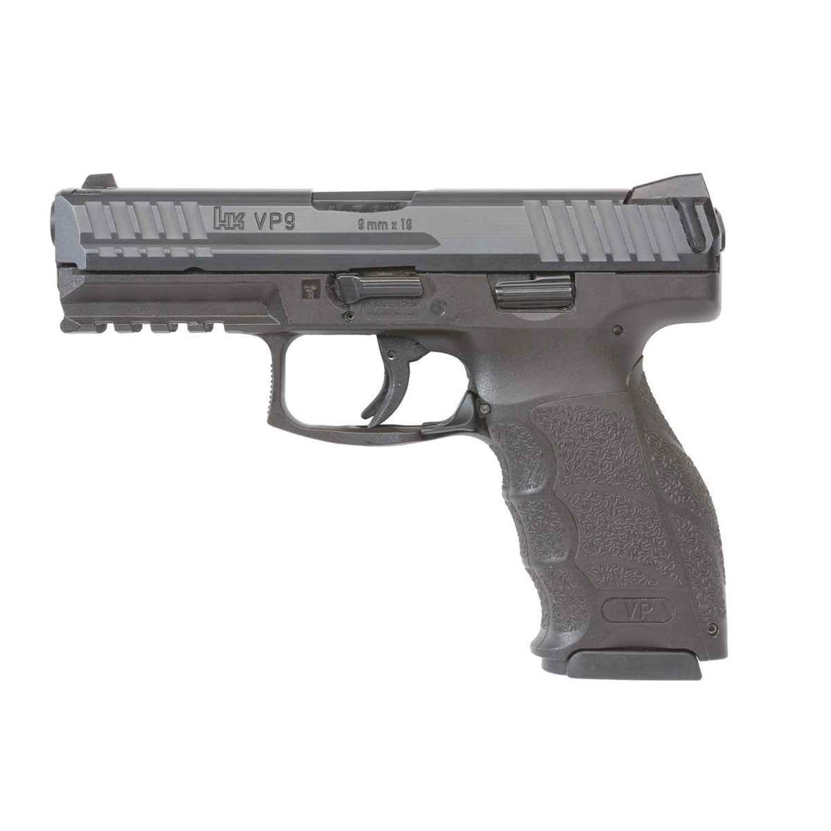 HK VP9 9mm Luger 4.1in Black Pistol - 17+1 Rounds - Black HK VP9 9mm Luger 4.1in Black Pistol - 17+1 Rounds - Black