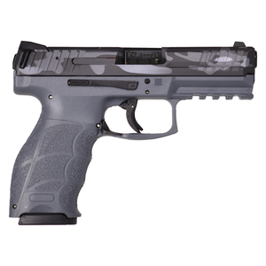 HK VP9 9mm Luger 4.1in Gray Camo Cerakote Pistol - 17+1 Rounds