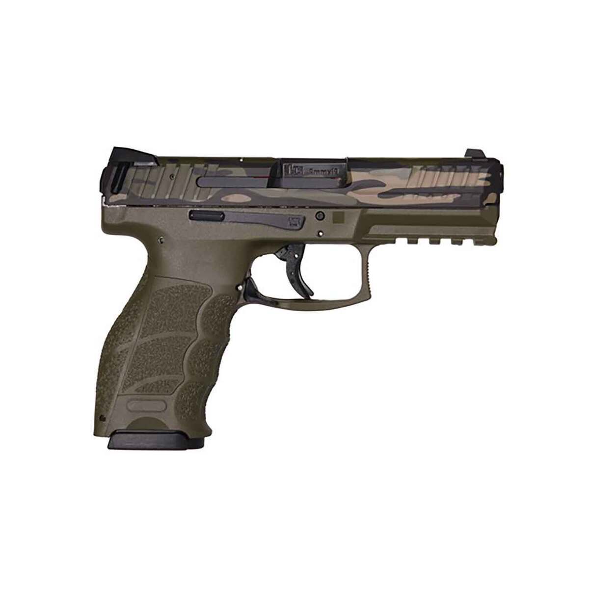 HK VP9 9mm Luger 4.1in Woodland Camo Cerakote Pistol - 10+1 Rounds - Camo HK VP9 9mm Luger 4.1in Woodland Camo Cerakote Pistol - 10+1 Rounds - Camo