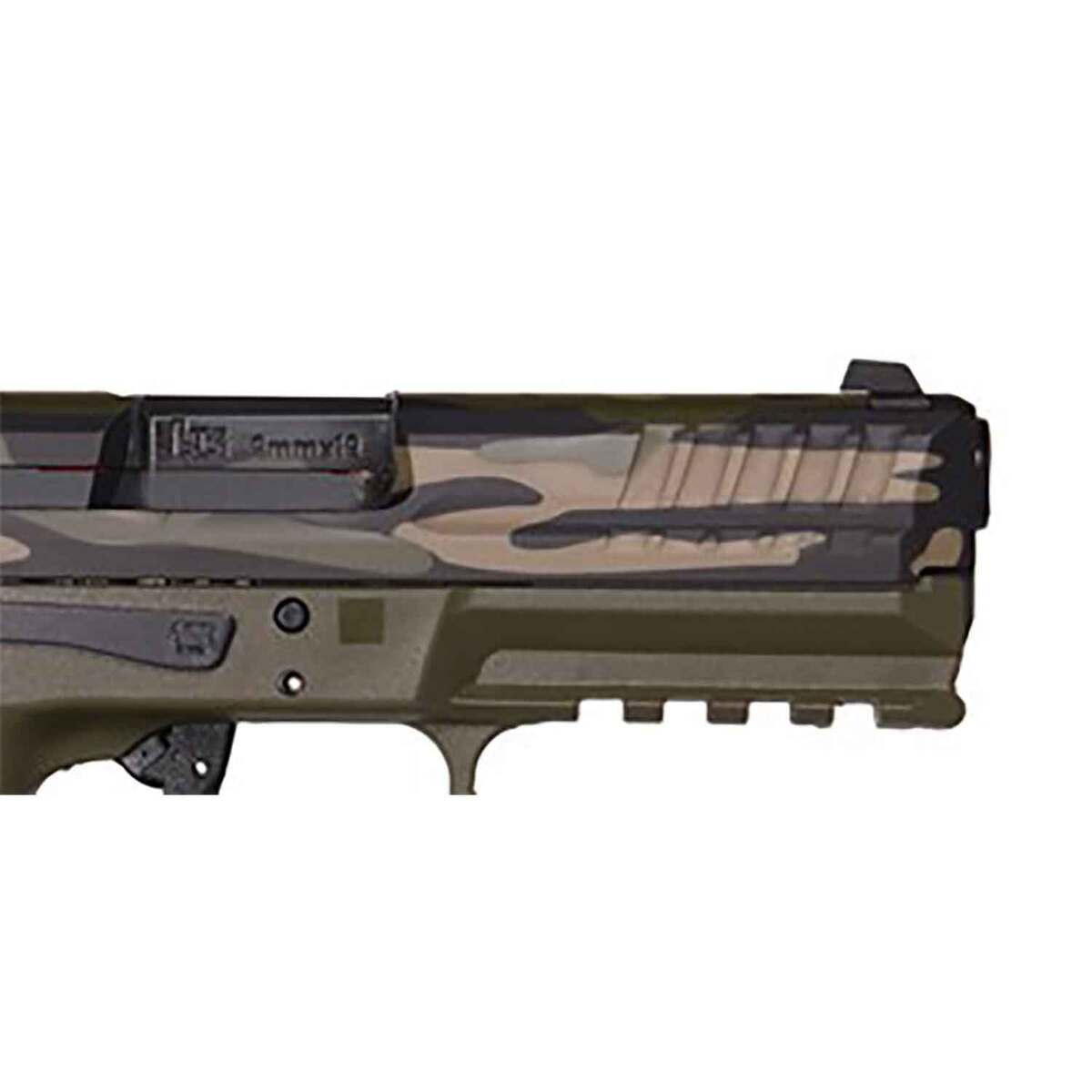 HK VP9 9mm Luger 4.1in Woodland Camo Cerakote Pistol - 10+1 Rounds - Camo HK VP9 9mm Luger 4.1in Woodland Camo Cerakote Pistol - 10+1 Rounds - Camo