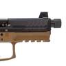 HK VP9 Tactical OR 9mm Luger 4.7in Black/Flat Dark Earth Pistol - 17+1 Rounds - Tan