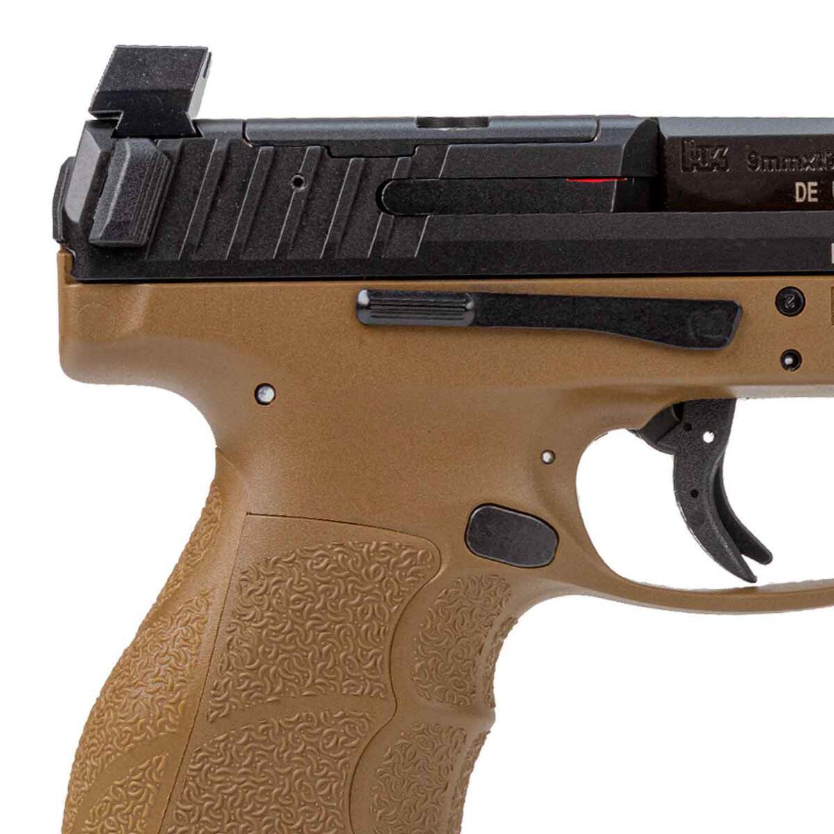 HK VP9 Tactical OR 9mm Luger 4.7in Black/Flat Dark Earth Pistol - 17+1 Rounds - Tan HK VP9 Tactical OR 9mm Luger 4.7in Black/Flat Dark Earth Pistol - 17+1 Rounds - Tan