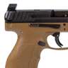 HK VP9 Tactical OR 9mm Luger 4.7in Black/Flat Dark Earth Pistol - 17+1 Rounds - Tan