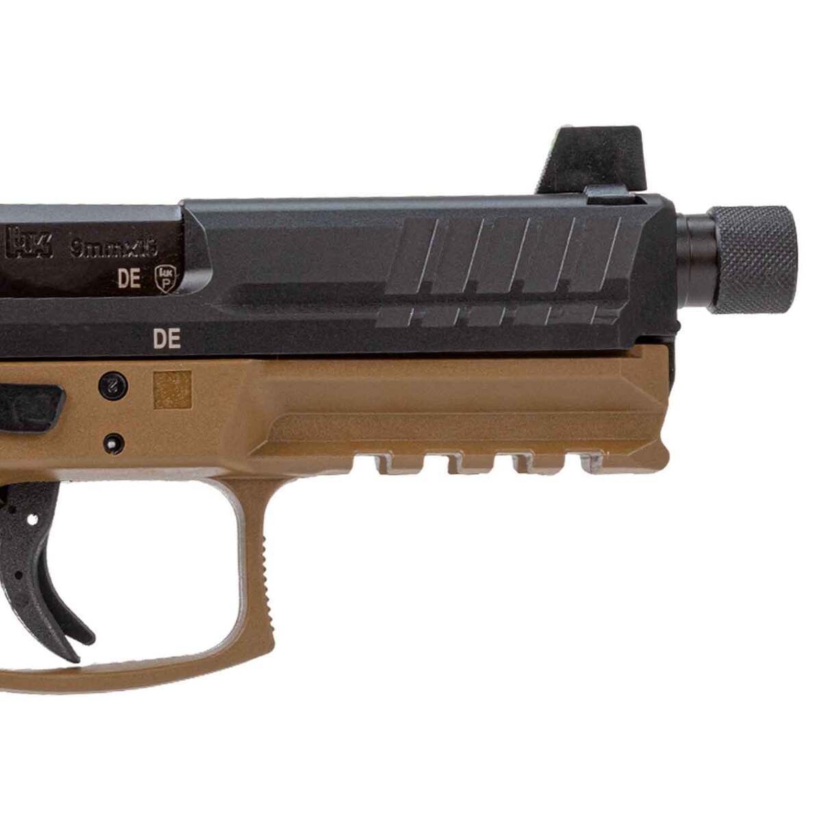 HK VP9 Tactical OR 9mm Luger 4.7in Black/Flat Dark Earth Pistol - 17+1 Rounds - Tan HK VP9 Tactical OR 9mm Luger 4.7in Black/Flat Dark Earth Pistol - 17+1 Rounds - Tan