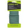 HME 25ft Rubber Twist Tie Wire - Grren/Black 25ft