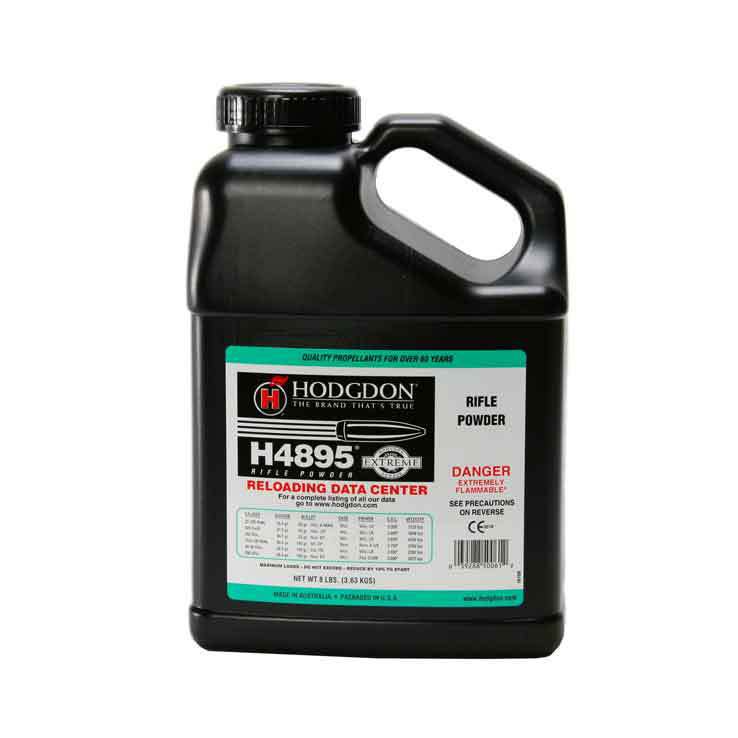 Hodgdon Extreme H4895 Smokeless Powder - 8lb Keg - 8lb Hodgdon Extreme H4895 Smokeless Powder - 8lb Keg - 8lb