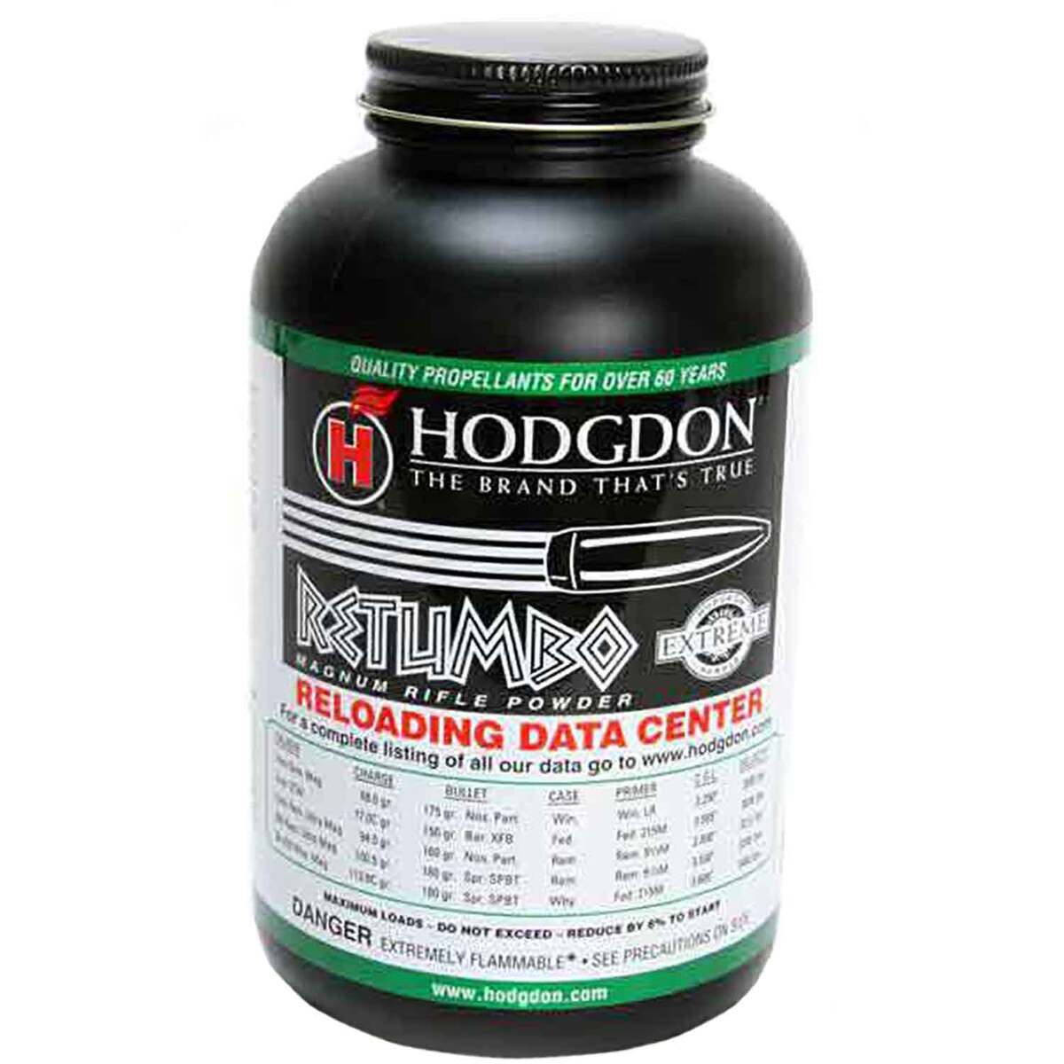 Hodgdon Extreme Retumbo Smokeless Powder - 1lb Can | Sportsman's Warehouse
