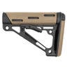 Hogue AR15/M16 Mil-Spec Overmolded Collapsible Buttstock - FDE - Flat Dark Earth/Black