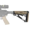 Hogue AR15/M16 Mil-Spec Overmolded Collapsible Buttstock - FDE - Flat Dark Earth/Black