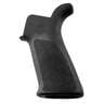Hogue AR15/M16 OverMolded Rubber Beavertail Grip - Black - Black