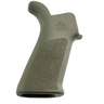 Hogue AR15/M16 OverMolded Rubber Beavertail Grip - OD Green - Olive Drab Green