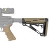 Hogue AR15/M16 Overmolded Beavertail Grip And Collapsible Rifle Buttstock Kit - FDE/Black - Flat Dark Earth/Black