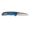 Hogue Deka 3.25in Folding Knife - Blue Lava