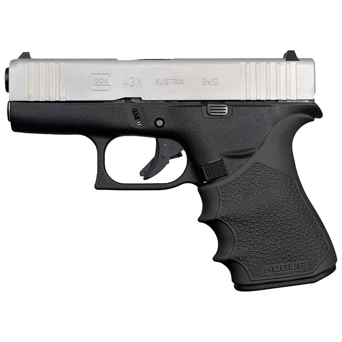 Hogue Glock 43X and 48 HandALL Beavertail Grip Sleeve - Black Hogue Glock 43X and 48 HandALL Beavertail Grip Sleeve - Black
