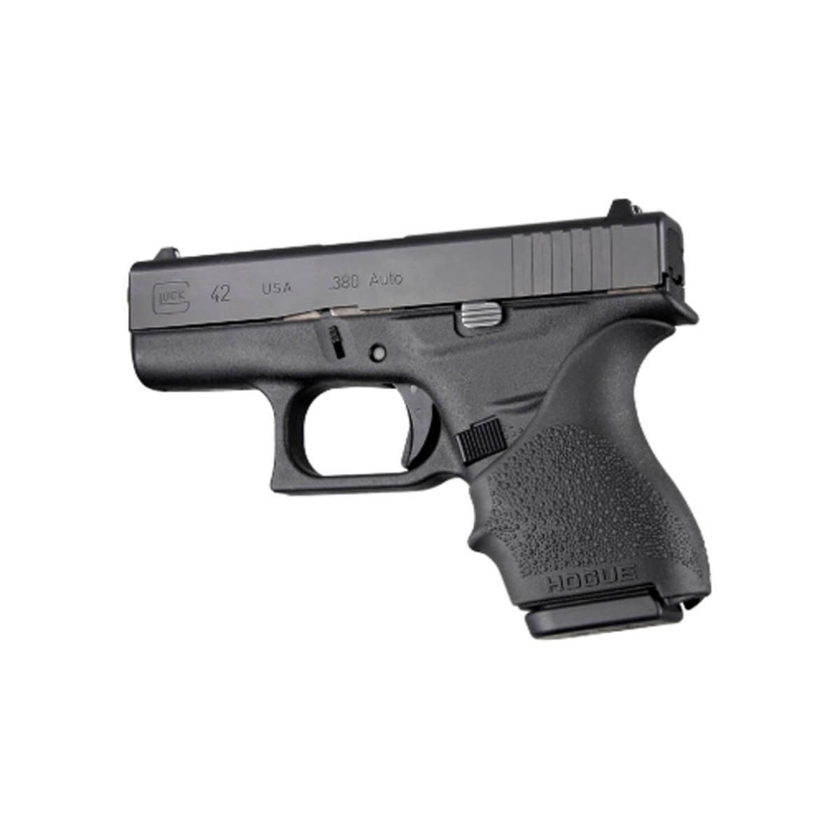 Hogue HandAll Glock 42/43 Beavertail Grip Sleeve - Black - Black Hogue HandAll Glock 42/43 Beavertail Grip Sleeve - Black - Black