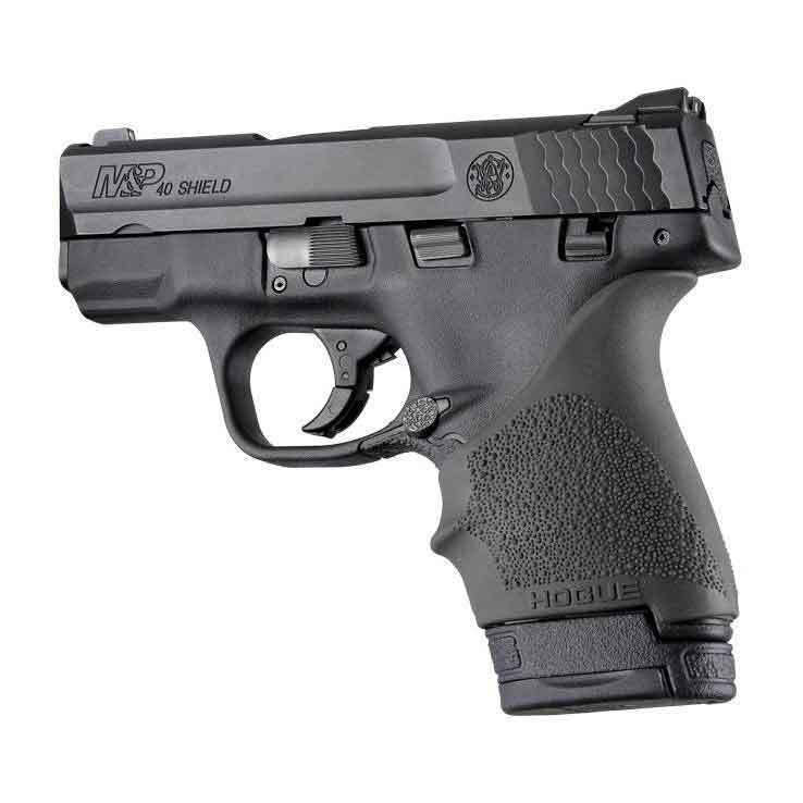 Hogue HandAll S&W M&P Shield 9mm/40, Ruger LC9/EC9 Beavertail Grip Sleeve - Black - Black Hogue HandAll S&W M&P Shield 9mm/40, Ruger LC9/EC9 Beavertail Grip Sleeve - Black - Black
