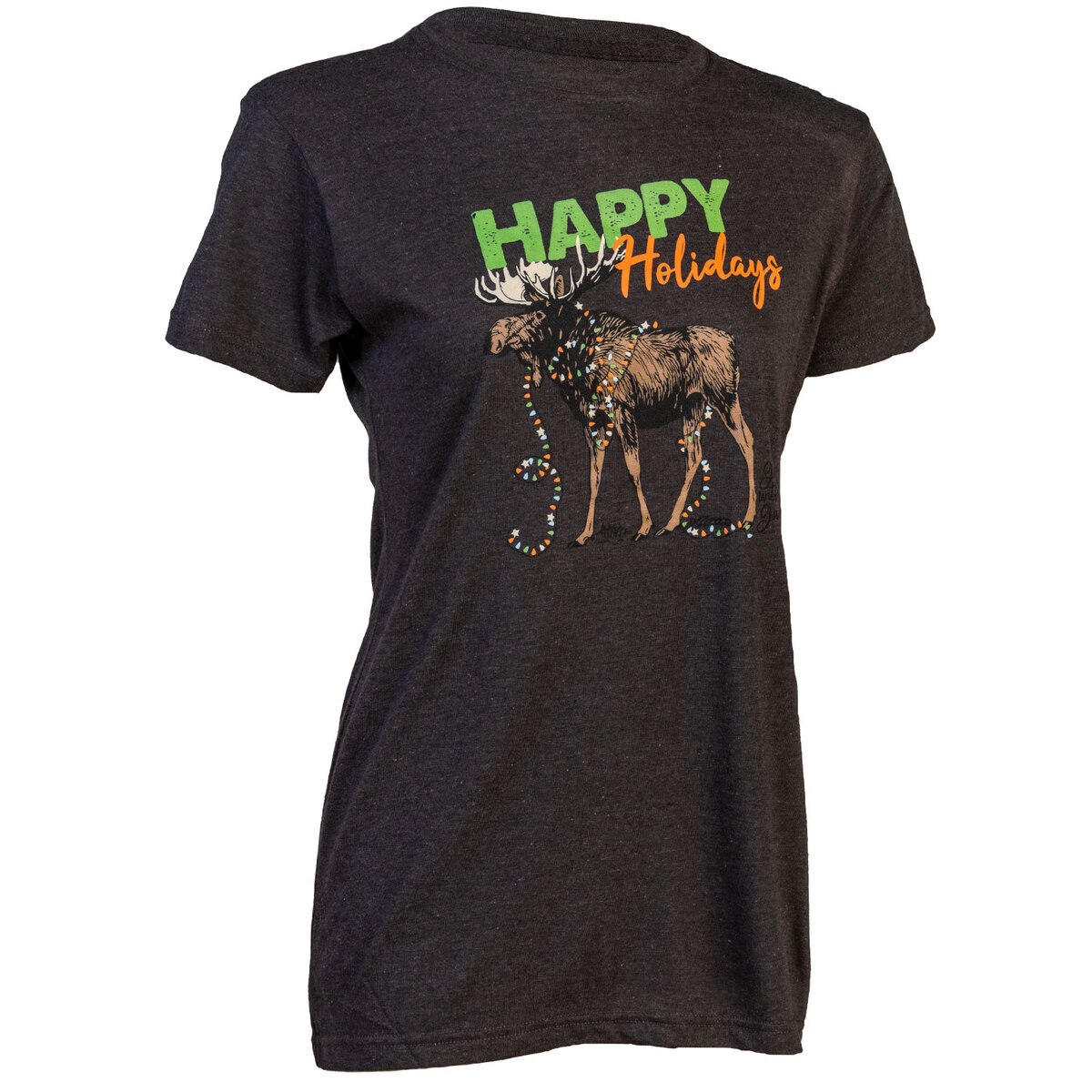 Girls With Guns Women's Holiday Moose Short Sleeve Shirt Girls With Guns Women's Holiday Moose Short Sleeve Shirt