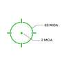 Holosun EPS CARRY Green MRS 1x Green Dot - 2 MOA Dot & 32 MOA Circle - Black