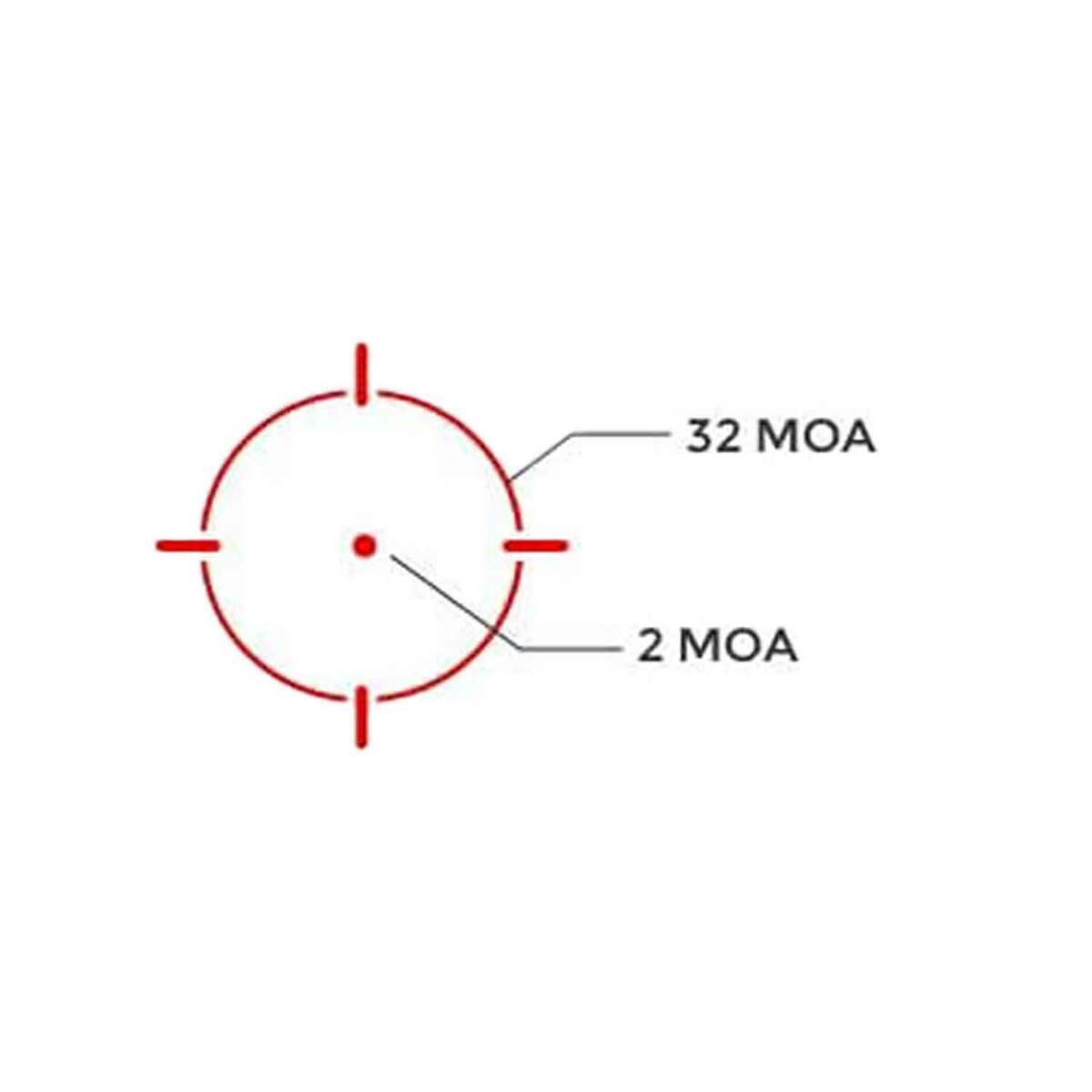 Holosun EPS Red MRS 1x Red Dot - 2 MOA Dot & 32 MOA Circle - Black Holosun EPS Red MRS 1x Red Dot - 2 MOA Dot & 32 MOA Circle - Black