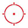 Holosun 512 1x 32mm Red Dot - 2 MOA Dot/65 MOA Circle - Tan