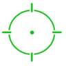 Holosun 515CM 1x 20mm Green Dot - 2 MOA Dot w/65 MOA Circle - Black
