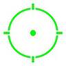 Holosun HE512T-GR 1x 30mm Red Dot - Green 2 MOA Dot & 65 MOA Circle