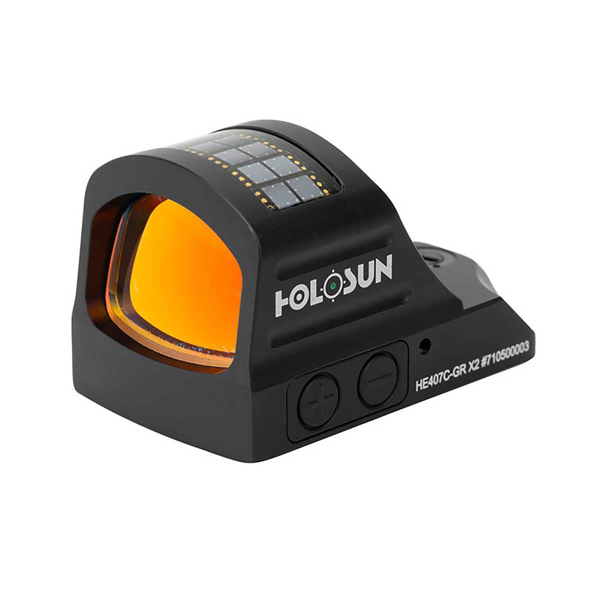 Holosun HS407C-GR X2 Solar 2-MOA Green Dot Reflex Sight - Black Holosun HS407C-GR X2 Solar 2-MOA Green Dot Reflex Sight - Black
