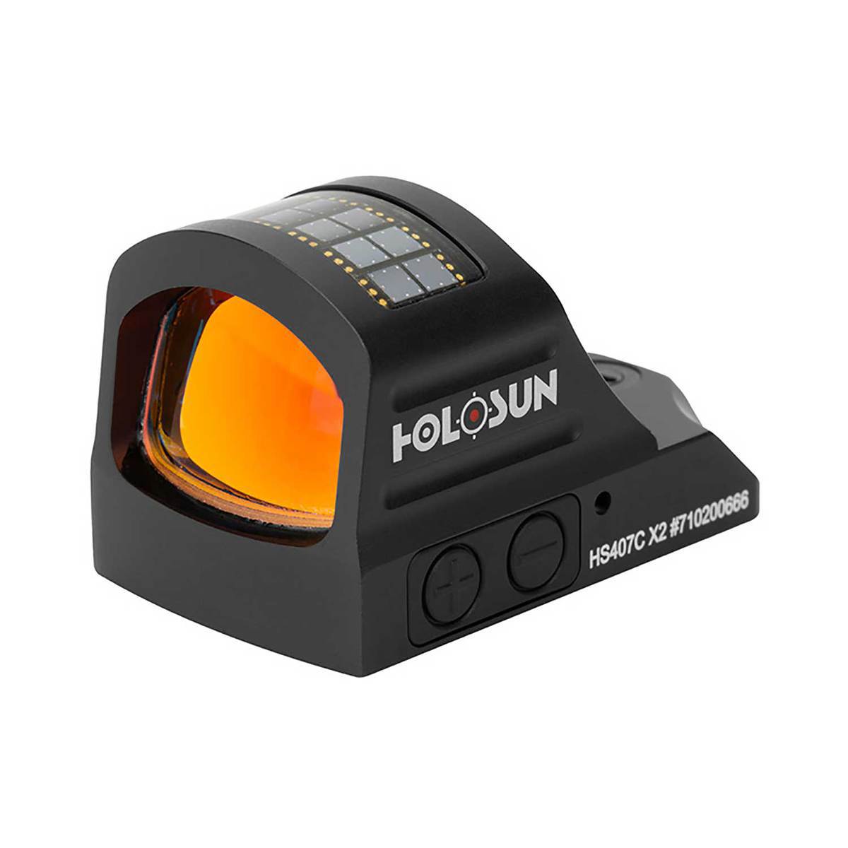 Holosun HS407C X2 Solar 2-MOA Red Dot - Black Holosun HS407C X2 Solar 2-MOA Red Dot - Black