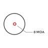 Holosun HS407CO X2 8-MOA Red Circle Reflex Sight - Black