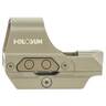 Holosun HS510C 1x Red Dot Reflex Sight - 2 MOA Dot/65 MOA Circle - Tan