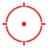 Holosun SCRS-RD-MRS 1x 30mm Red Dot - 	2 MOA Dot & 65 MOA Circle 