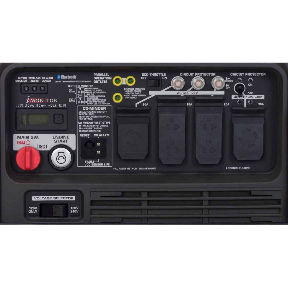 Honda Eu7000is 7000 Watt Inverter Generator W Bluetooth Red Sportsman S Warehouse