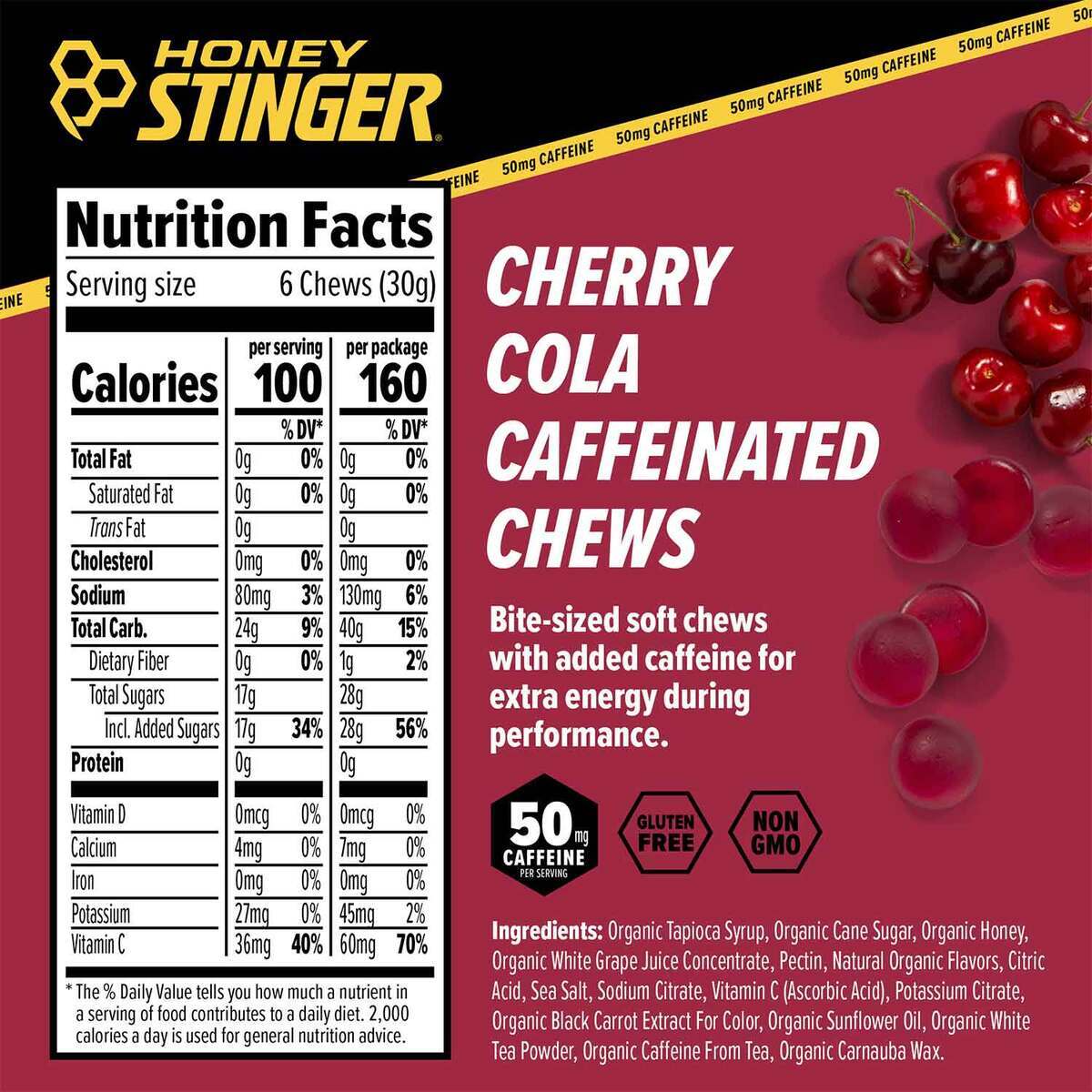 Honey Stinger Caffeinated Energy Chews Honey Stinger Caffeinated Energy Chews