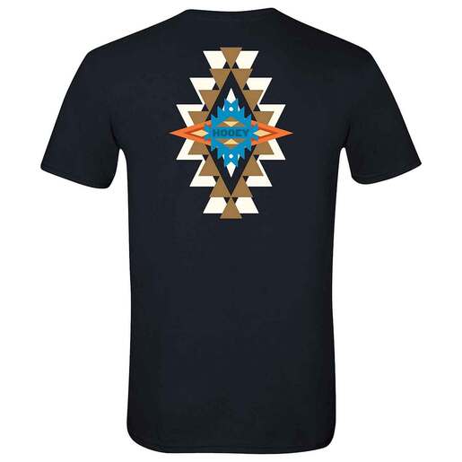 Hooey Men's Aztec Logo Short-Sleeve Casual Shirt - Black XXL