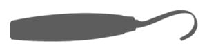 Hook knife blade shape