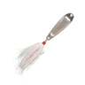 Hopkins Shorty Saltwater Spoon - Stainless Steel/White Bucktail, 3/4oz - Stainless Steel/White Bucktail