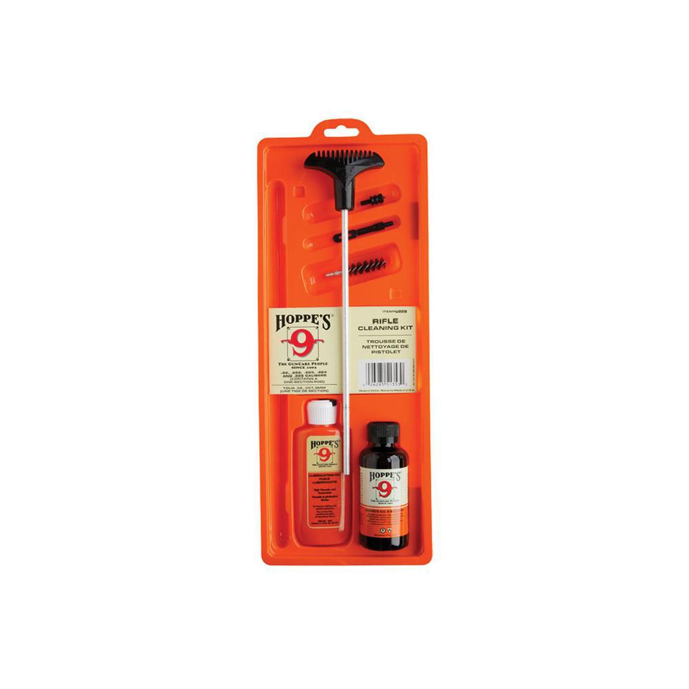 Hoppe's Pistol & Rifle Cleaning Kit With Aluminum Rod Hoppe's Pistol & Rifle Cleaning Kit With Aluminum Rod