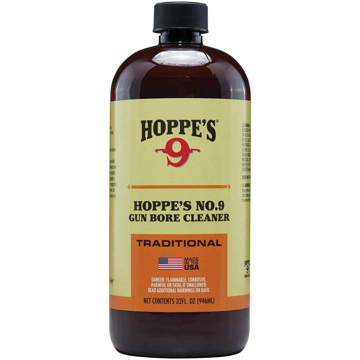 Hoppe's No. 9 Gun Bore Cleaning Solvent - 1 Quart Hoppe's No. 9 Gun Bore Cleaning Solvent - 1 Quart