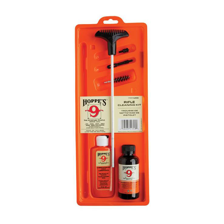 Hoppe's Pistol & Rifle Cleaning Kit With Aluminum Rod Hoppe's Pistol & Rifle Cleaning Kit With Aluminum Rod