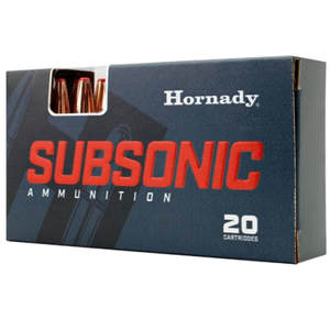 Hornady Subsonic 30-30 Winchester 175gr Sub-X Rifle Ammo - 20 Rounds