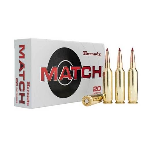 Hornady Match 22 Creedmoor 80gr ELD Rifle Ammo – 20 Rounds