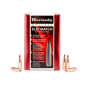Hornady 22 Caliber ELD Match 75gr Reloading Bullets - 3500 Count