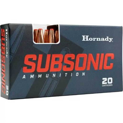 Hornady 338 ARC Subsonic 307gr XTP Rifle Ammo – 20 Rounds